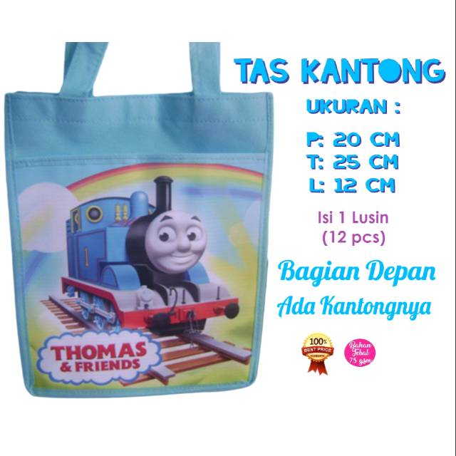 

TAS ULTAH THOMAS GOODIEBAG KARAKTER KARTUN MODEL KANTONG