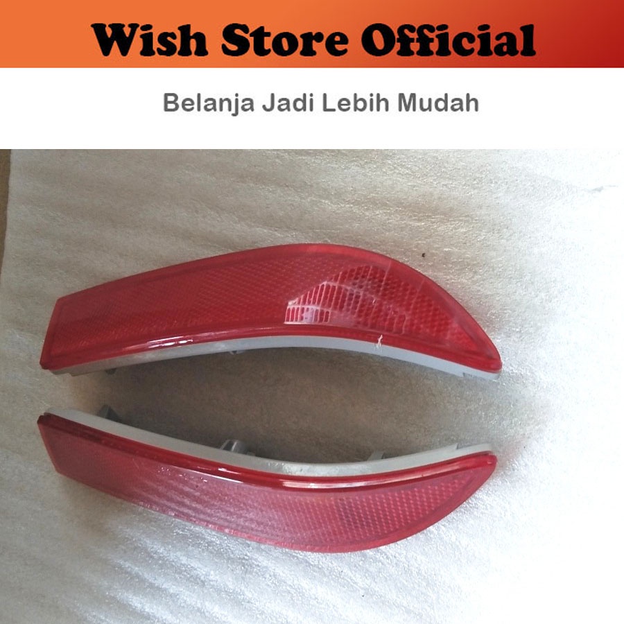 Lampu Reflektor bumper bemper belakang mata kucing Toyota RUSH 2007 2008 2009 2010 Original 1 SET