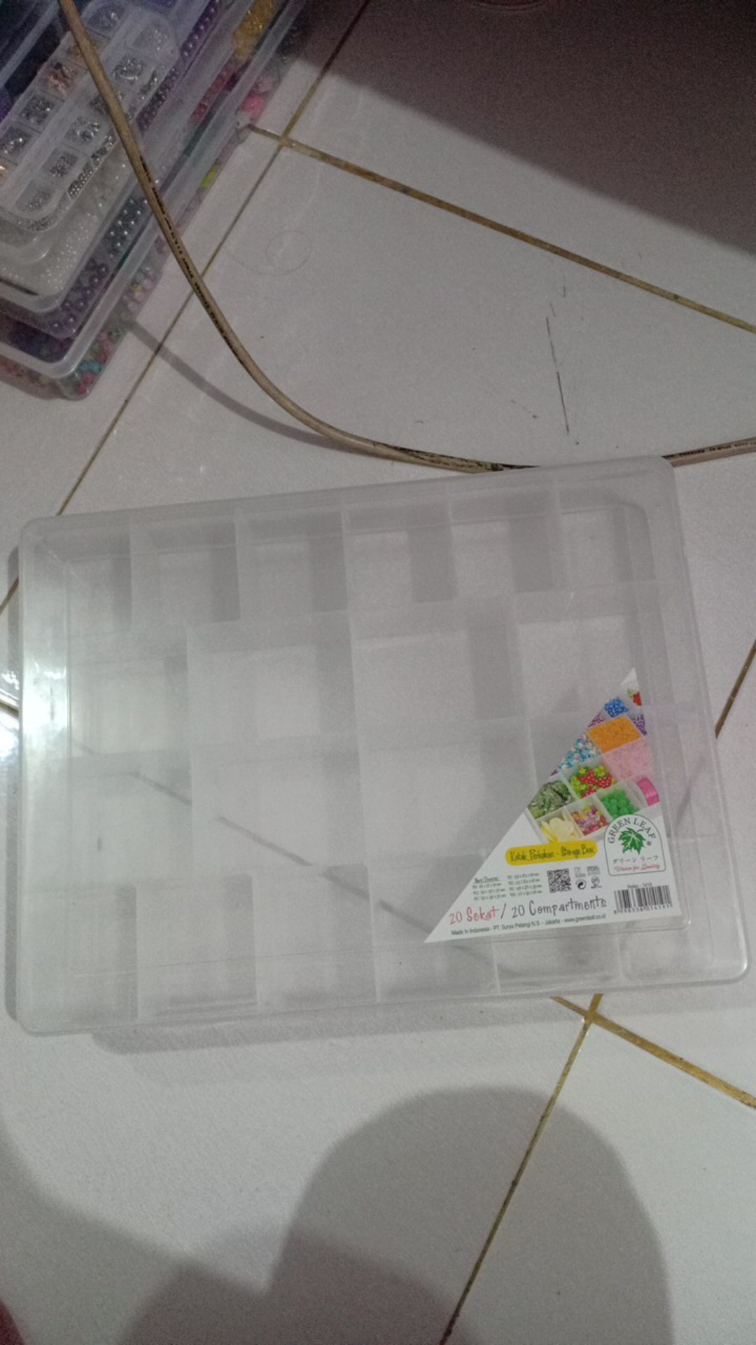 Kotak Perkakas / Tool Box / Storage Box 20 Sekat Reiko 1419