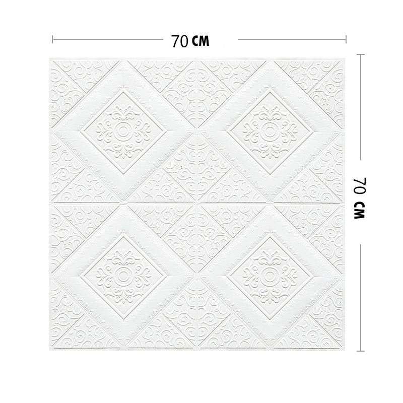 Wallpaper Dingding 3D Foam Motif Batu Bata 70 x 77 CM Dekorasi Dinding Kamar  Murah-BLG-1 BATIK