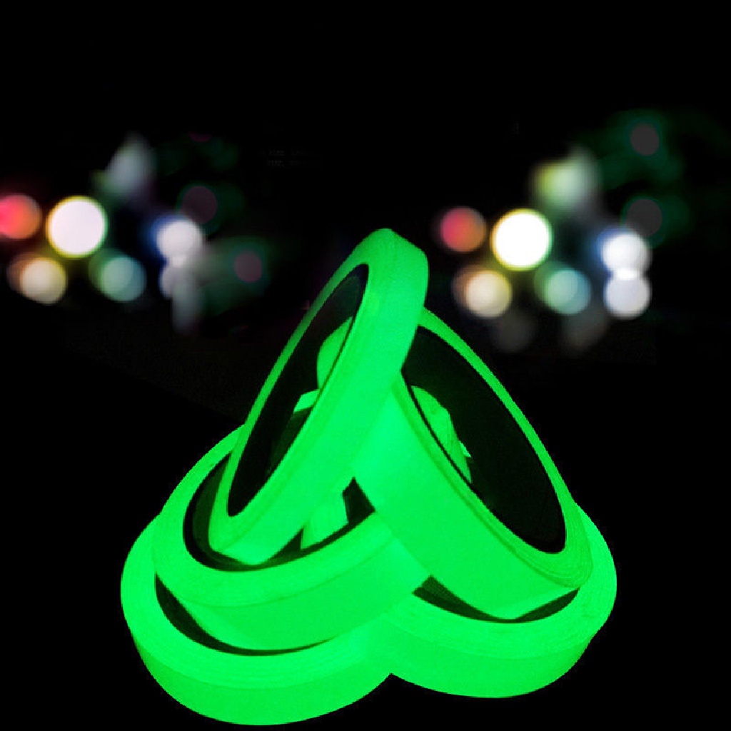 (Justbuyingg.Id) Stiker Tape Luminous Glow In The Dark Untuk Dekorasi Rumah