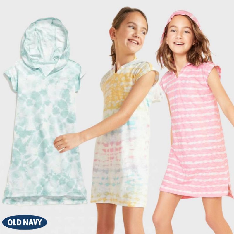 Tie Dye Hoodie Dress Old navy | Hoodie Dress Anak Perempuan | Baju Anak Perempuan Remaja Branded