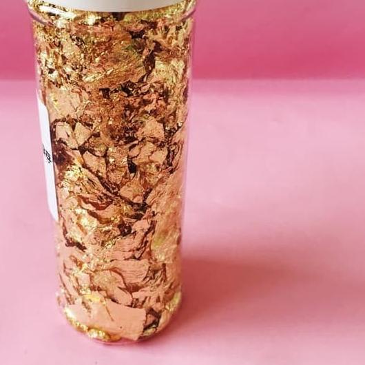 ✴ Edible foil kertas foil emas gold leaf/dekorasi kue kertas/foil emas ✩
