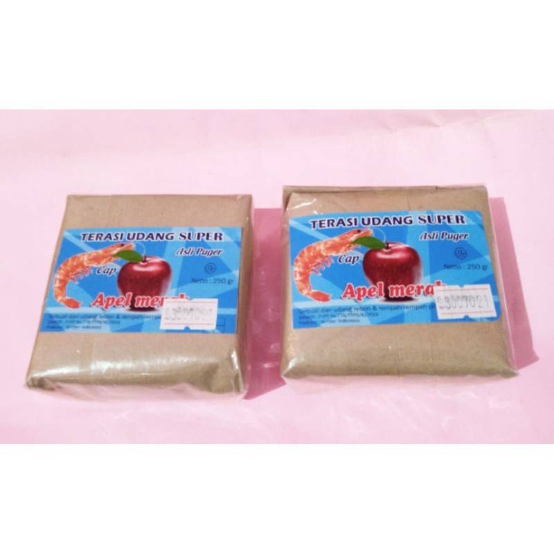 

TERASI UDANG SUPER, Terasi Puger, Terasi Enak, Terasi Premium 250 gram