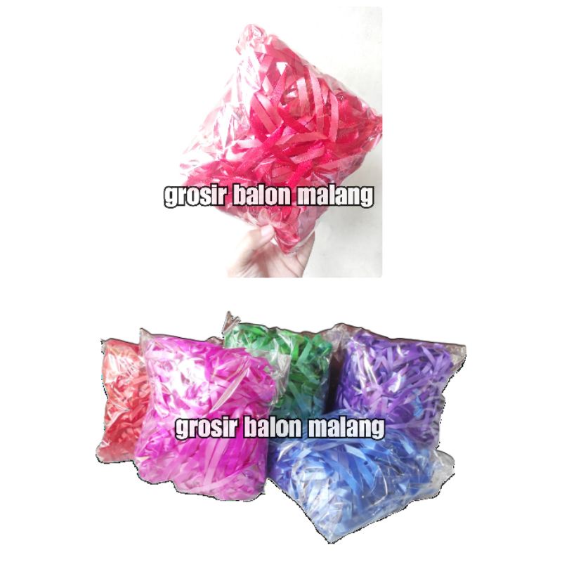 box filler shredded paper kertas kado jepang kertas cacah serut isi hampers