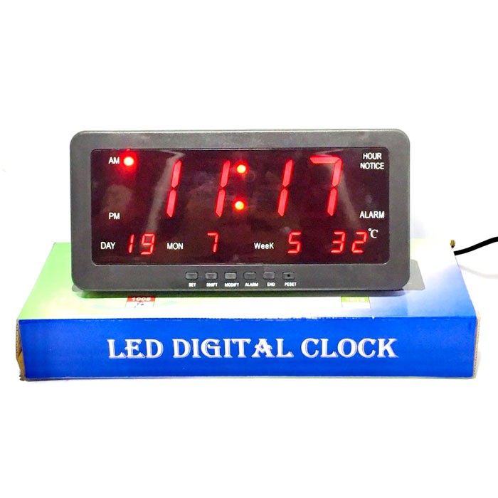 Sonifer Jam Meja Digital Alarm TL-1008 LED Merah