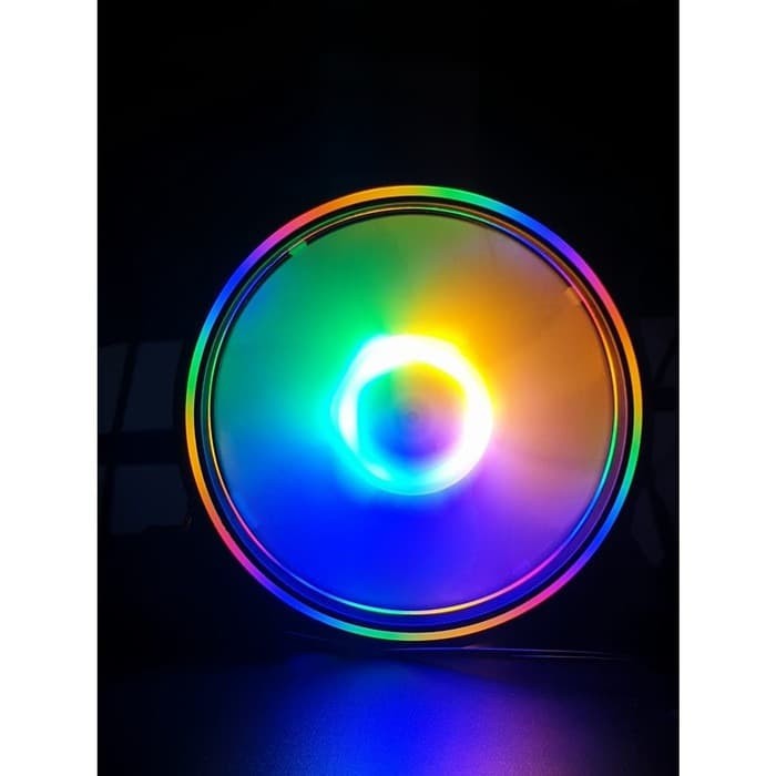 RGB FAN Ready Black Panther RGBW Fan Casing 12CM