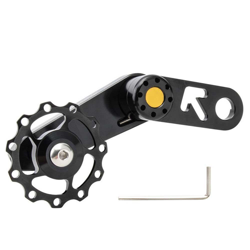 Lanfy Sepeda Chain Guide MTB Sepeda Gunung Hitam Derailleur Belakang Sepeda Lipat Instalasi Mudah Aksesoris Sepeda Single Speed Chain Protector Chain Stabilizer