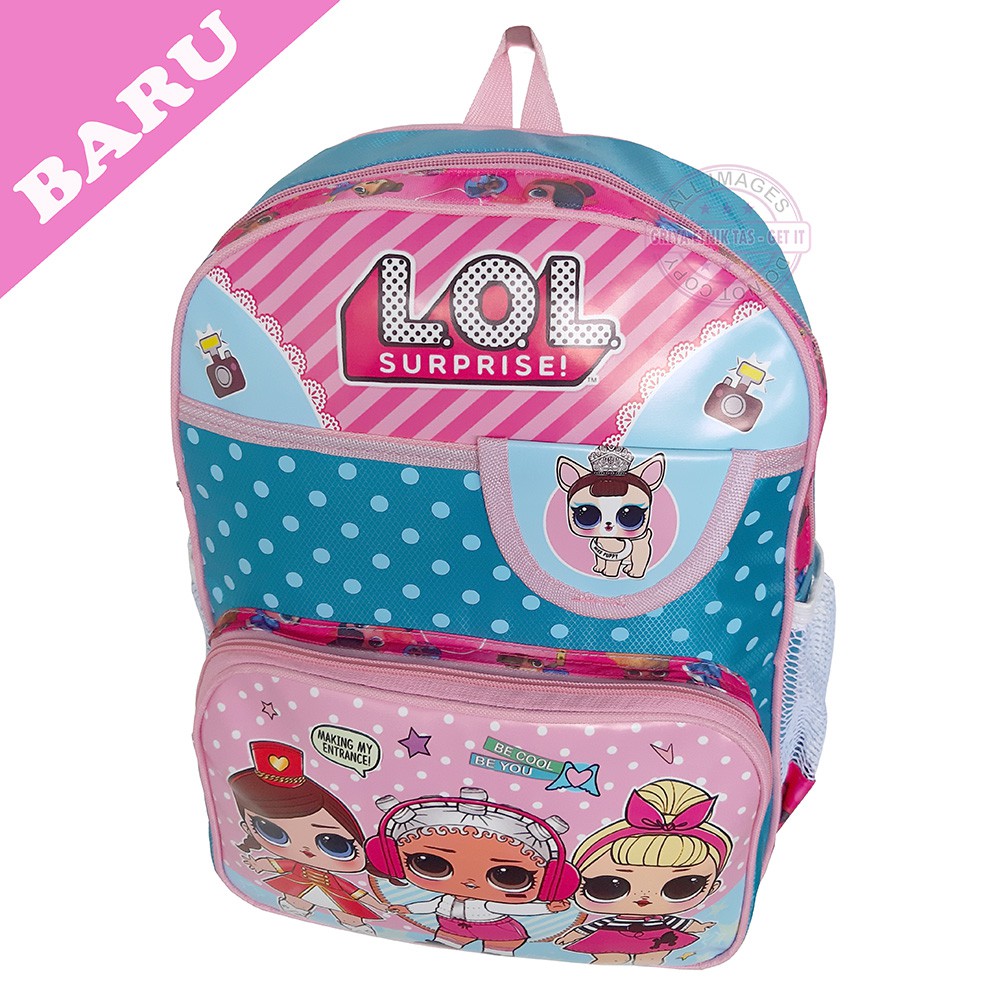 Tas Ransel Anak Perempuan SD - Tas Anak Perempuan SD Karakter LOL - Tas Sekolah Anak Cewek