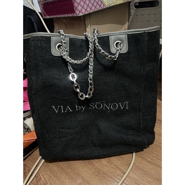 PRELIVED TOTE VIA BY SONOVI (BOLEH NEGO)