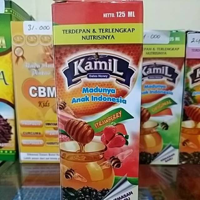 

Madu kurma Kamil rasa strawberry