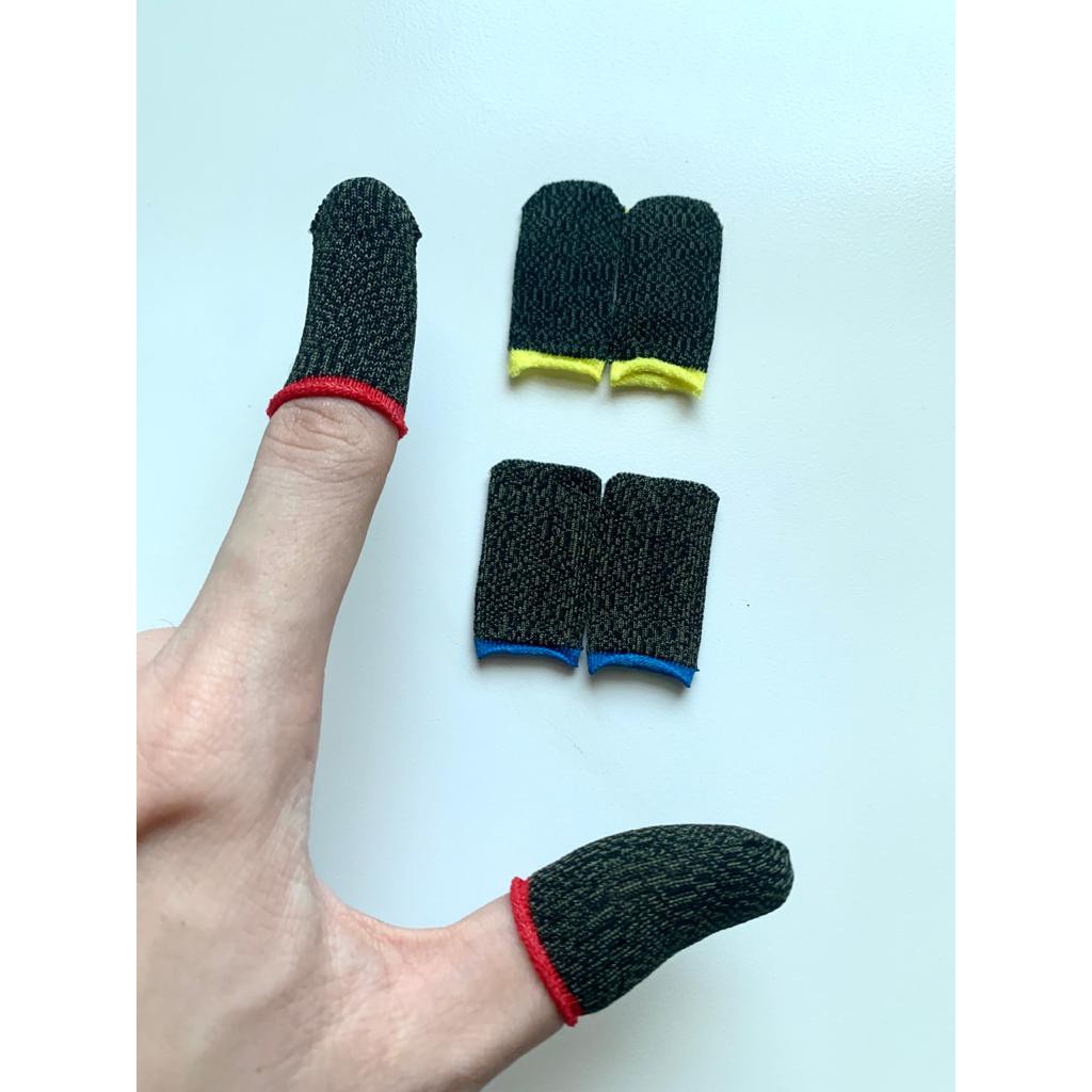 Sarung Tangan Sarung Gaming Sarung Jempol Mr Q Original isi 2 pcs Sarung Jari PUBG ML FF Gaming Finger Gloves