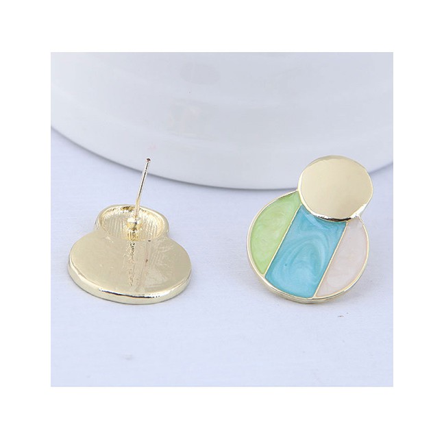 LRC Anting Tusuk Fashion 925 Silver Needle Stud Earrings A5817X