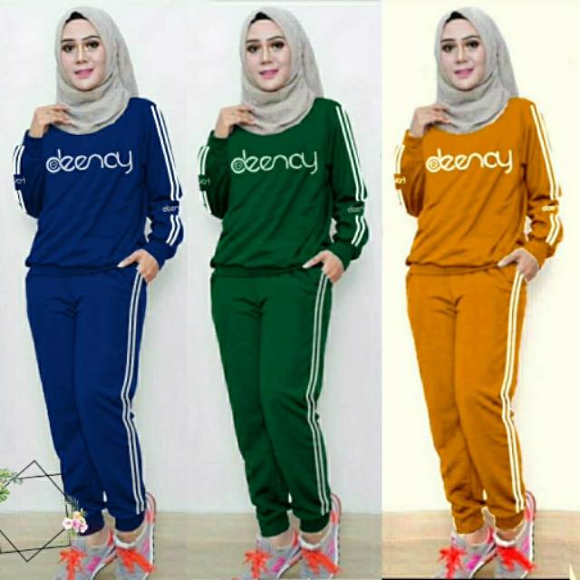 Setelan wanita dinda sporty 3 warna