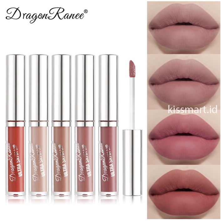 DRAGON RANEE Lipstik Smooth Matte Lipstick Lip Glaze Lipstick Lipgloss TD003