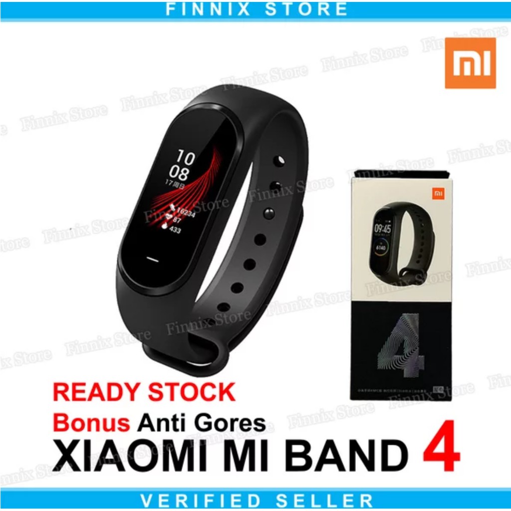 XIAOMI MI BAND 4 SMART BAND  COLOR AMOLED-SMART WATCH XIAOMI-JAM TANGAN PINTAR XIAOMI