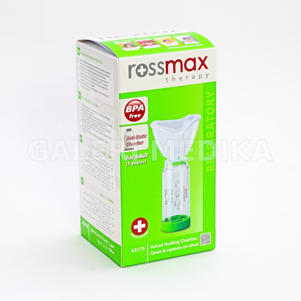 Rossmax Aerospacer AS-175 (Valved Holding Chamber) - Wadah Penghantar Obat