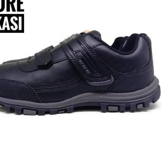*Diskon Besar2an  Sepatu Sekolah Anak Laki-laki Lelaki Perempuan Ando Morgan Lite Velcro TK SD SMP