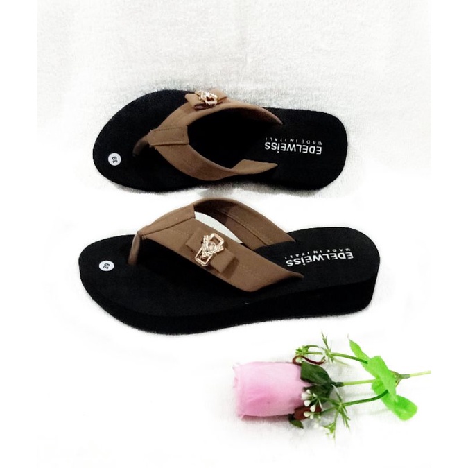 SANDAL WEDGES WANITA - SANDAL WANITA JAPIT PITA - SANDAL SPON - SANDAL JAPIT (KODE PITA BROS)