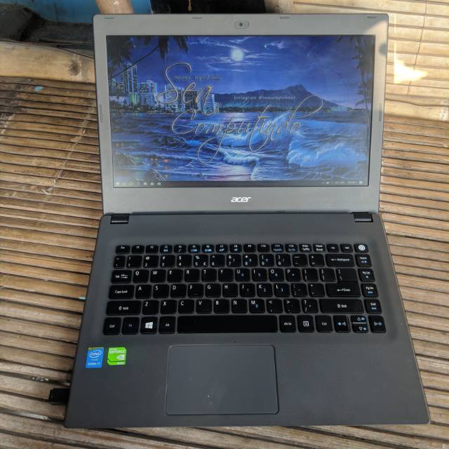 Laptop Gaming Acer e5 473g core i7 4gb 1tb Nvidia 940m segel resmi baca deskripsi