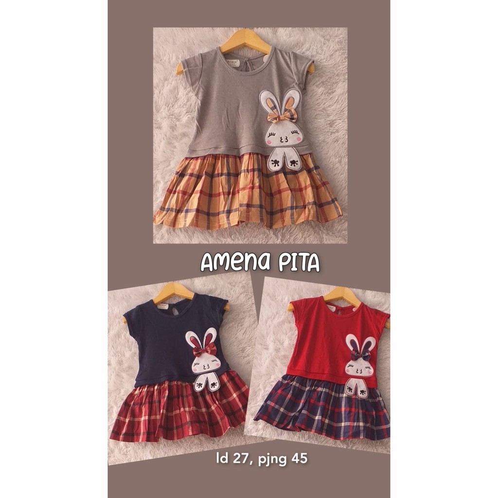 Dress anak/ dress anak perempuan/ terusan anak perempuan/ Amena Pita