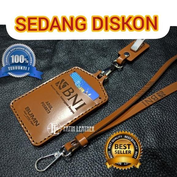 

NAME TAG HOLDER KULIT ID CARD HOLDER KULIT CUSTOM LOGO SDFD354154