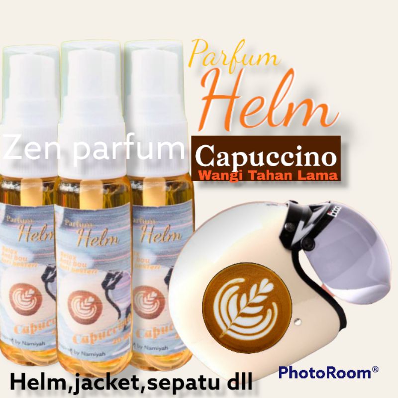 PARFUM SPRAY PEWANGI HELM CAPUCCINO WANGI SEPANJANG HARI