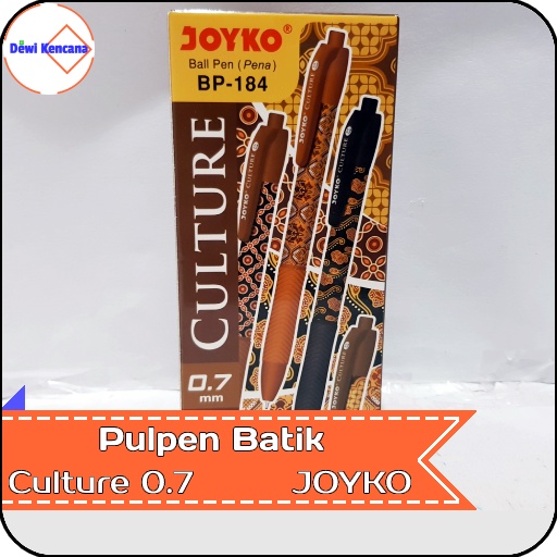 

Pulpen Batik Ball Pen JOYKO Culture 0.7mm BP-184