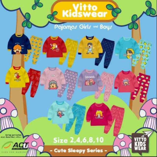 Vitto kidswear pajamas