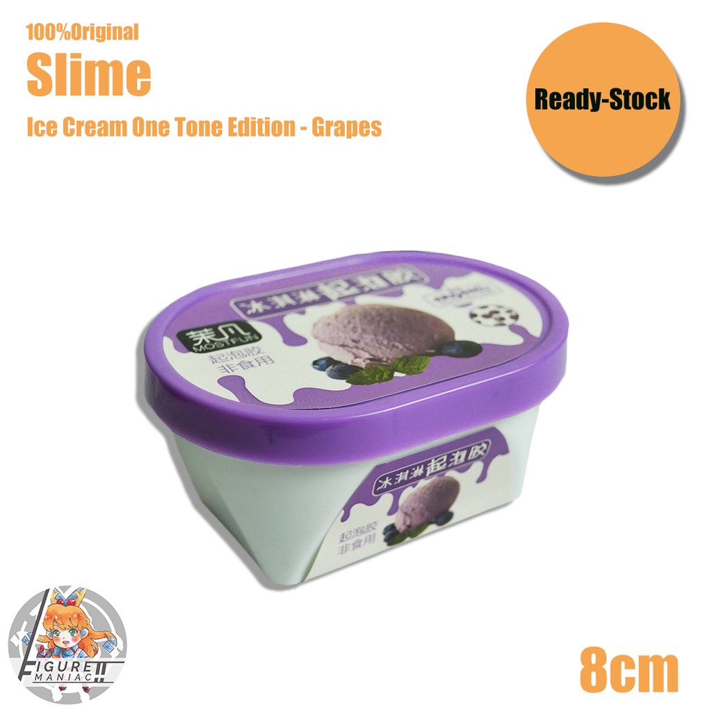 Slime Ice Cream One Tone Edition Es Krim Premium Mainan Anak