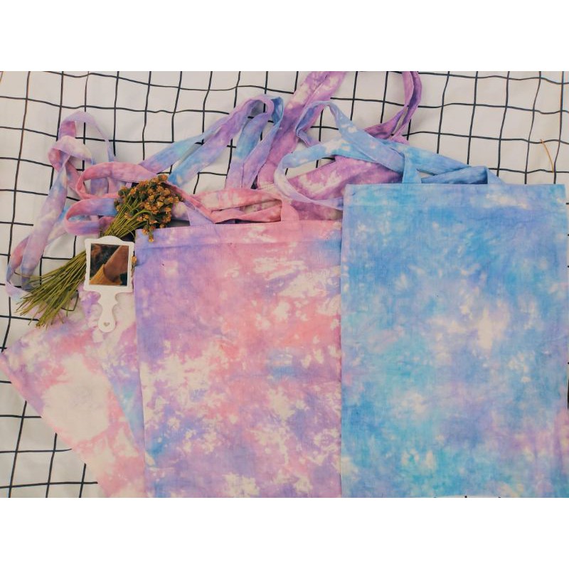 Tote bag tye dye lilac