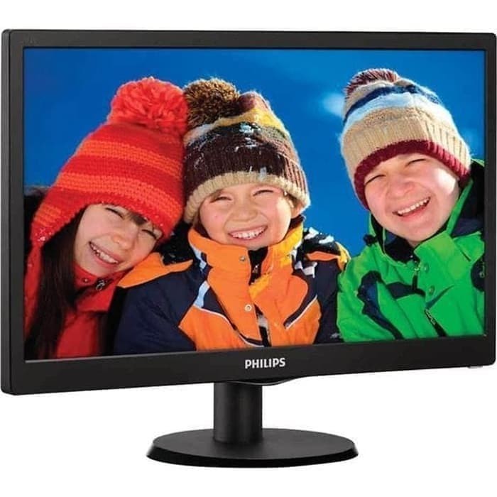 MONITOR LED PHILIPS 18.5&quot; 193V5LHSB2 RESOLUSI 1366 X 768 / 60Hz