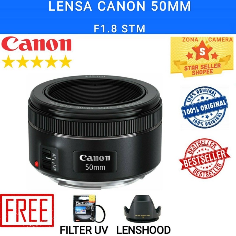 [NEW] LENSA CANON 50MM F1.8 STM / LENSA CANON 50MM STM / CANON 50MM F1.8 STM