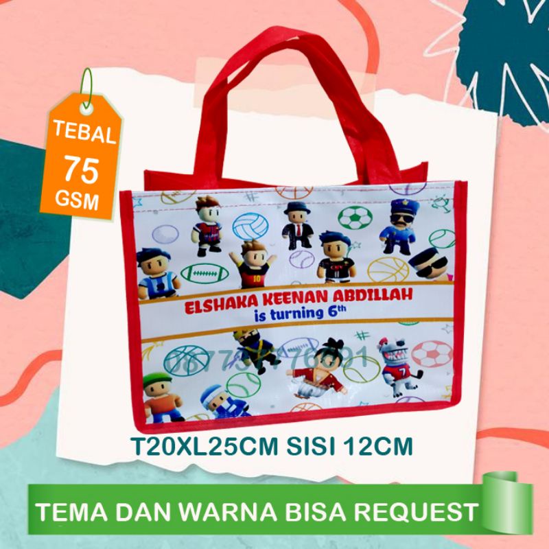 

Tas ultah tema stumble guys/Tas ulang tahun stumble guys