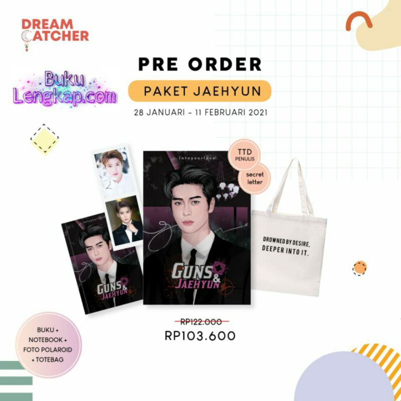 novel buku Guns & Jaehyun - Intoyourlove original