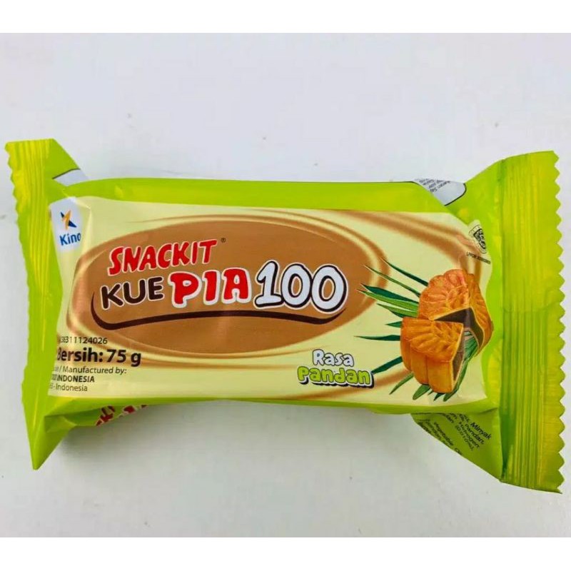 

Kino Snackit Kue Pia 100 Pandan 75 gr