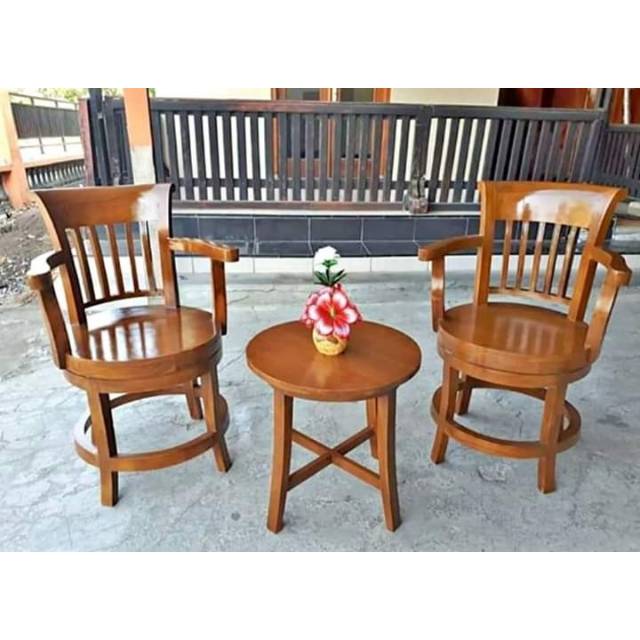 Kursi teras putar kursi teras jati