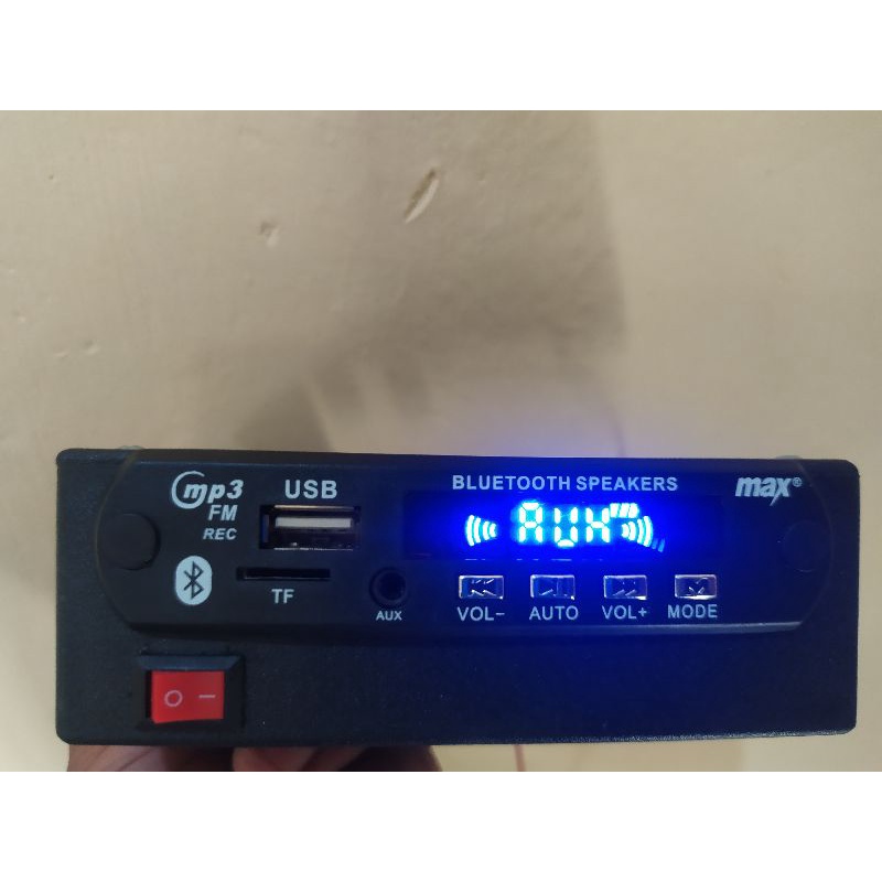 MP3 BLOTOOTH  RAKITAN  PLUS ADAFTOR/MEDIA PEMUTAR MUSIK AMPLIFIER SIAP PAKAI