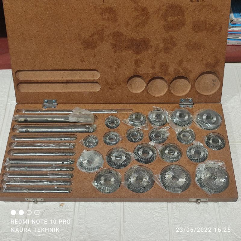 cutter valve seat isi 20 pcs setting klep motor dan mobil 20 pcs