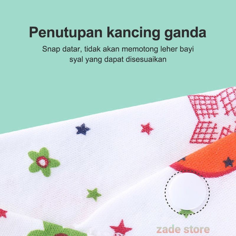 SLABER Baby Bib / Slabber Segitiga Bayi / Celemek Makan Bayi