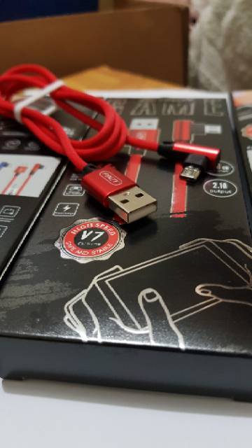 Kabel data GAME HI SPEED - V7 gaming style MICRO USB cable [GARANSI 1 BULAN]