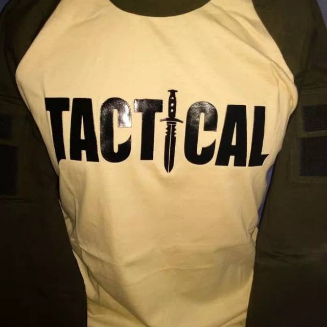 GROSIR KAOS BAJU TACTICAL LENGAN PANJANG SABLON TIMBUL