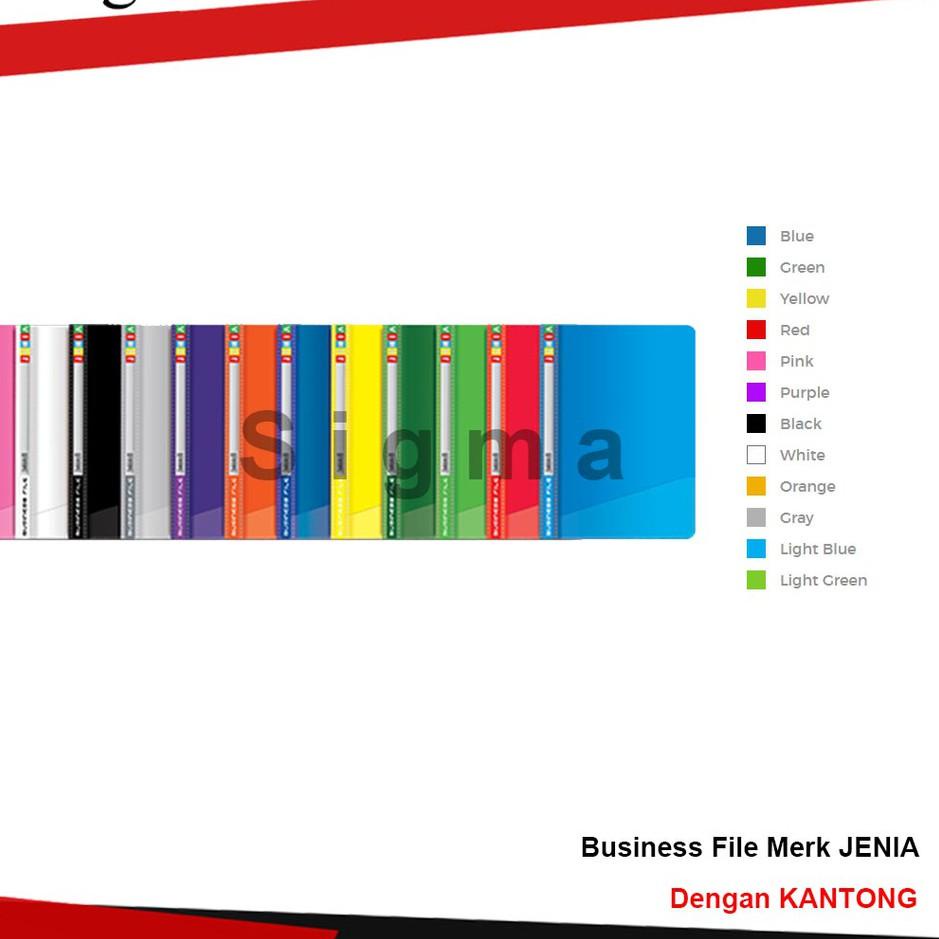 

Lebih Keren Map Dokumen / Business File JENIA Kantong (Lusin)