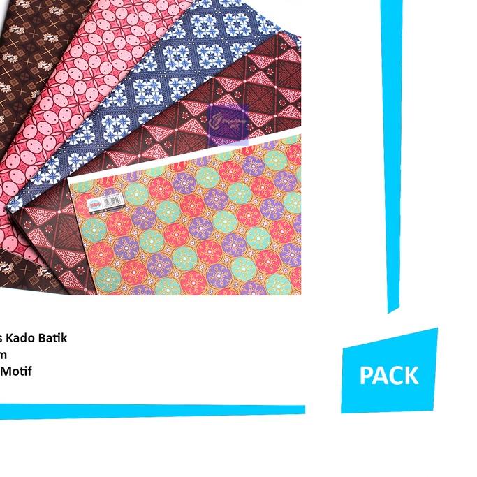 

SIDU - Kertas Kado Batik Perset isi 50lembar - Pack