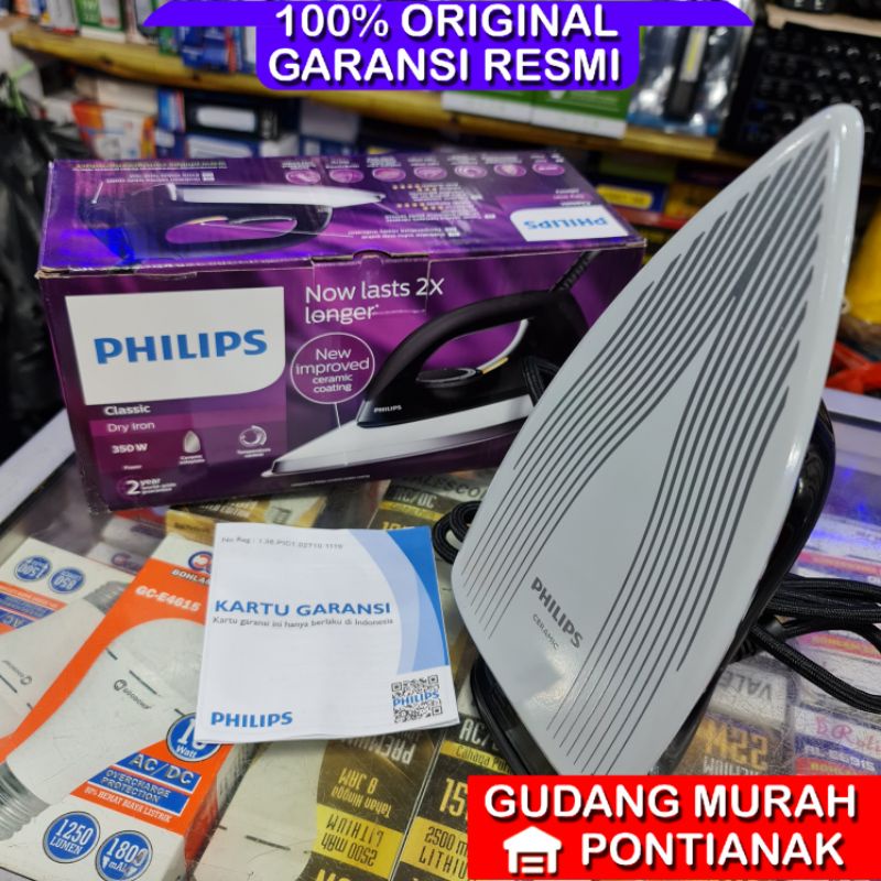 Setrika Philips Ceramic HD1173 / Dry iron HD 1173