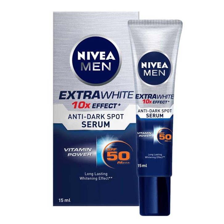 NIVEA MEN Extra White Anti Dark Spot Serum 15ml | Shopee Indonesia