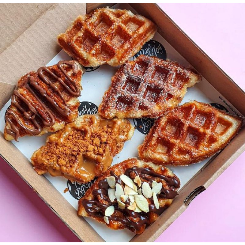 

Croffle,keju,cokelat,greentea