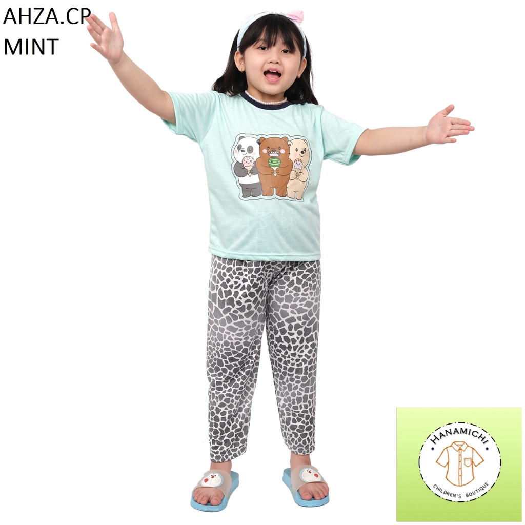 Hanamichi AHZA.CP Baju Tidur Anak Lengan Pendek