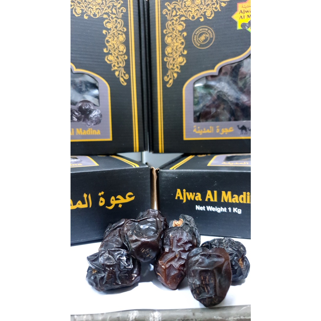 Kurma AJWA Premium 1KG/Kurma Nabi/Ajwa original