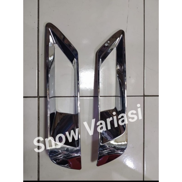 Fog lamp cover ALL NEW LIVINA 2021 lampu kabut chrome